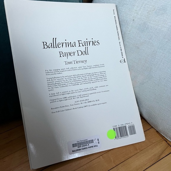 Ballerina Fairies Paper Doll Book Tom Tierney - Picture 2 of 4